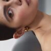Sada 2 masivních voděodolných kruhových náušnic