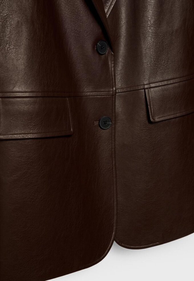 Sako z umělé kůže