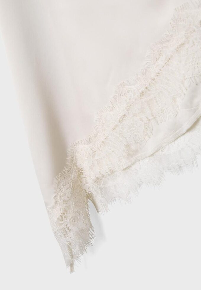 Saténová asymetrická sukně Saténová asymetrická sukně