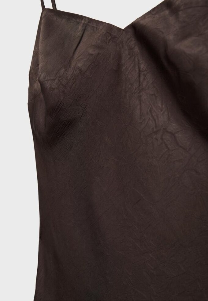 Saténové midi šaty Saténové midi šaty