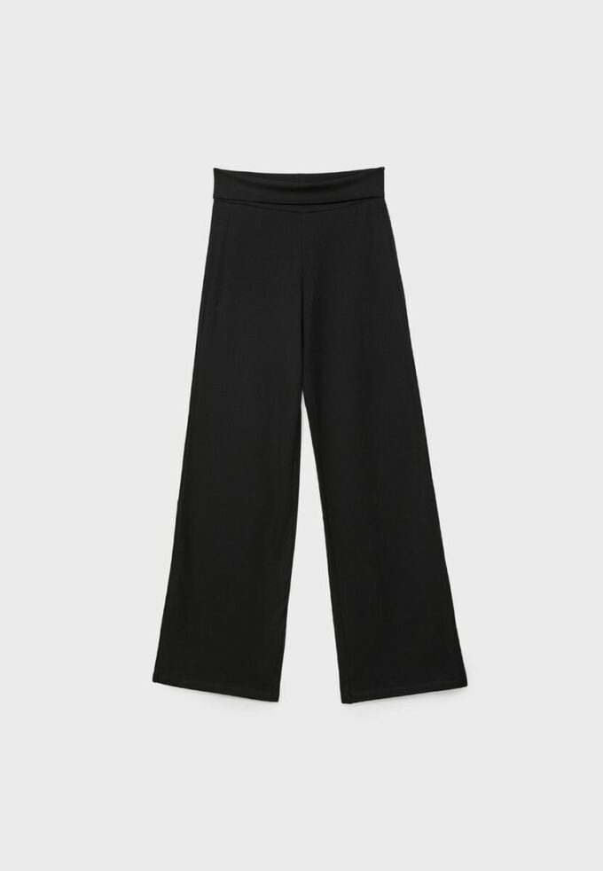 Síťované kalhoty s přeloženým pasem Síťované kalhoty s přeloženým pasem