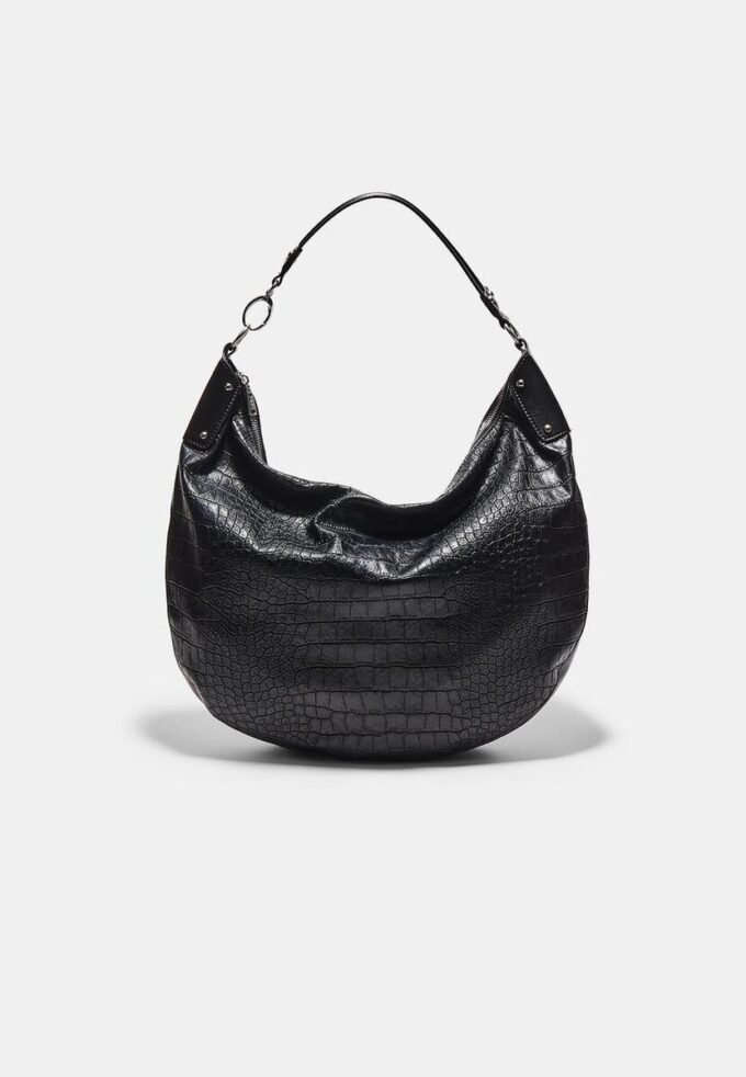 Taška přes rameno Mock Croc Hobo