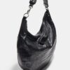 Taška přes rameno Mock Croc Hobo