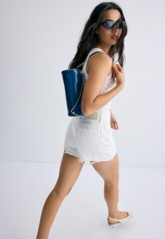 Taška přes rameno s řetízkovým uchem