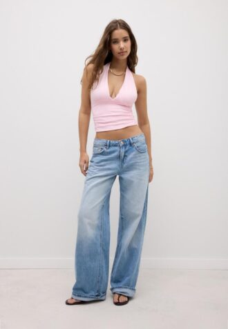 Top s vázáním za krkem