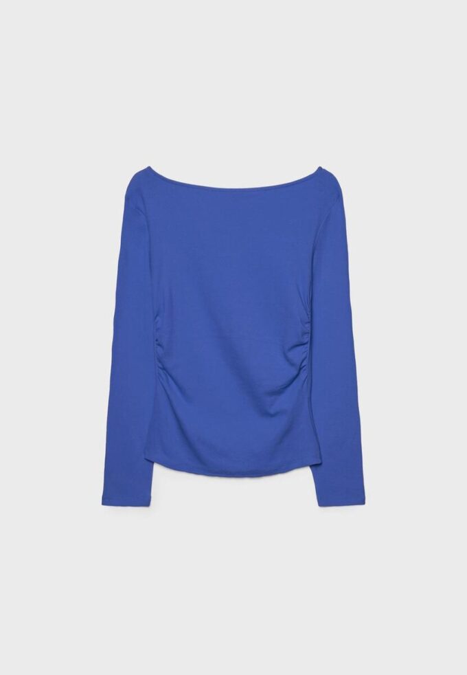 Tričko s dlouhým rukávem a řasením Tričko s dlouhým rukávem a řasením