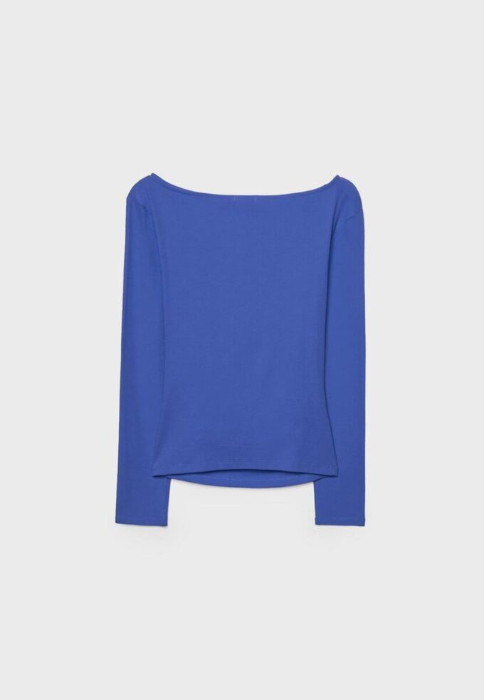 Tričko s dlouhým rukávem a řasením Tričko s dlouhým rukávem a řasením