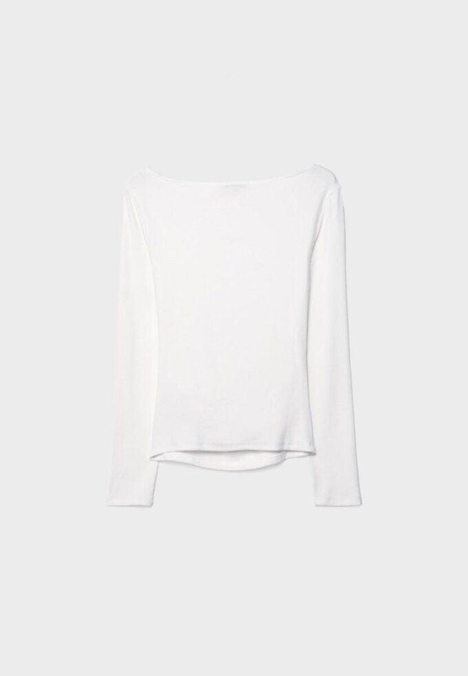Tričko s dlouhým rukávem a řasením