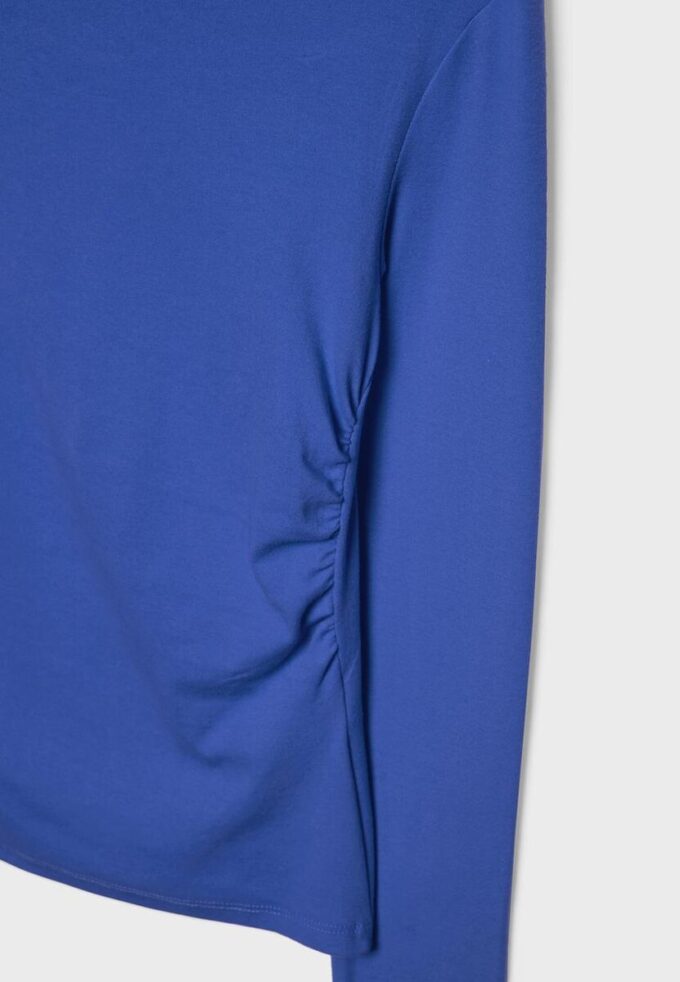 Tričko s dlouhým rukávem a řasením Tričko s dlouhým rukávem a řasením