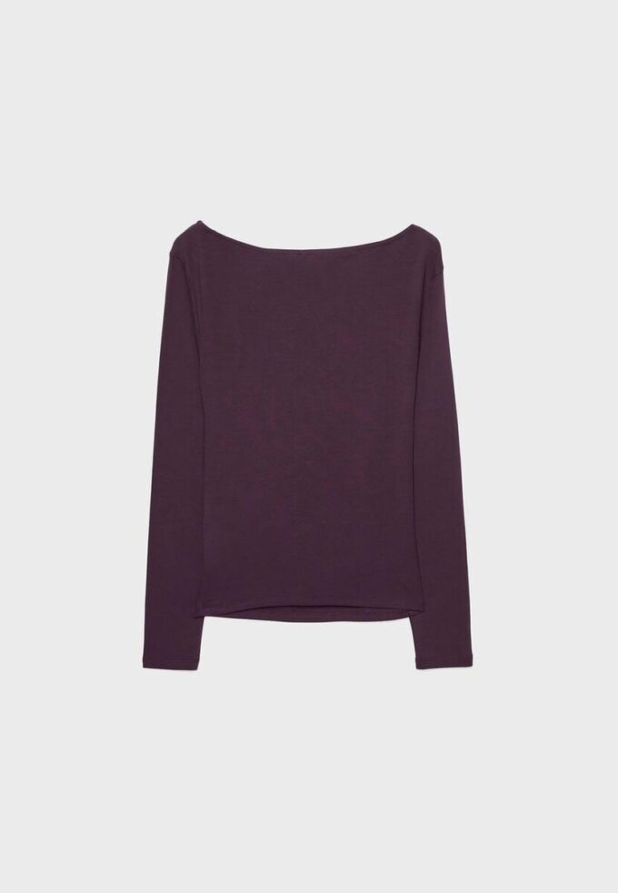 Tričko s dlouhým rukávem a řasením