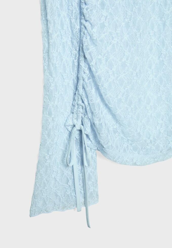 Tričko s dlouhým rukávem a krajkou