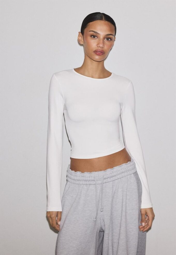 Tričko s dlouhým rukávem z polyamidu