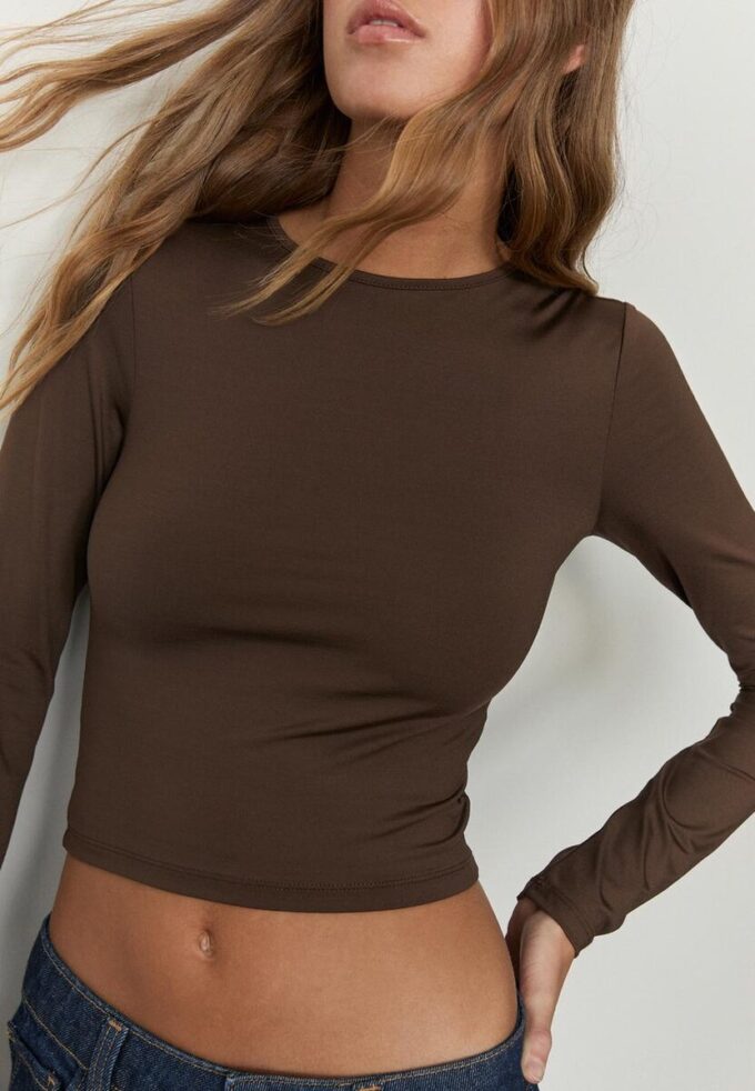 Tričko s dlouhým rukávem z polyamidu