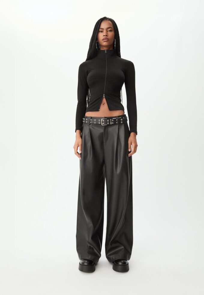 Tričko s dvojitým zipem