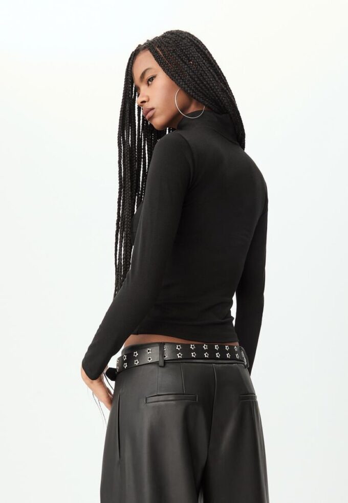 Tričko s dvojitým zipem