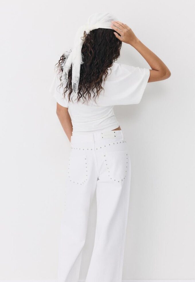 Tričko s krátkým rukávem a lodním výstřihem