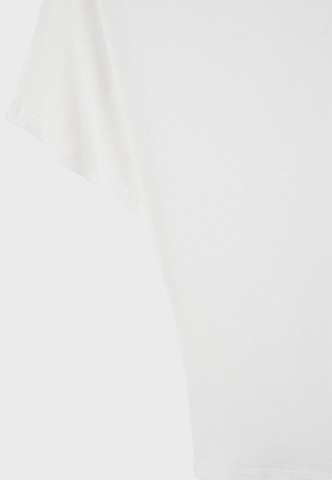 Tričko s krátkým rukávem a lodním výstřihem