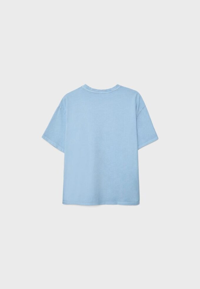 Tričko s krátkým rukávem s potiskem a aplikací