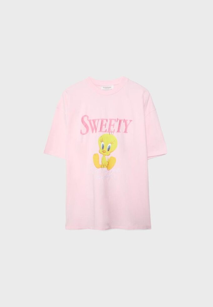 Tričko Sweety s krátkým rukávem a kulatým výstřihem