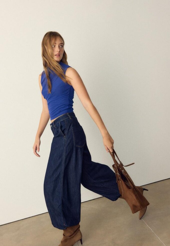 Tričko ze řaseného tylu