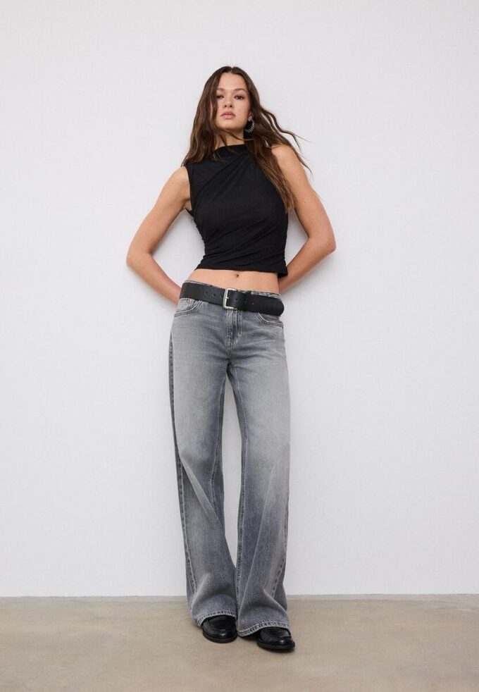 Tričko ze řaseného tylu