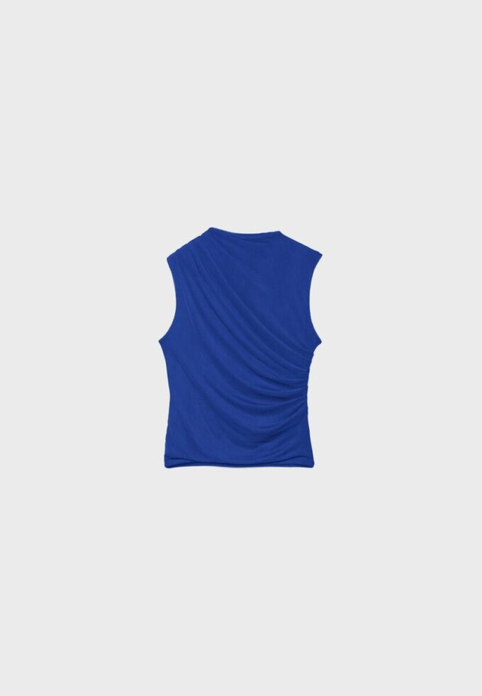 Tričko ze řaseného tylu