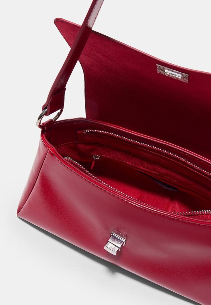 Velká obdélníková mini taška s klopou