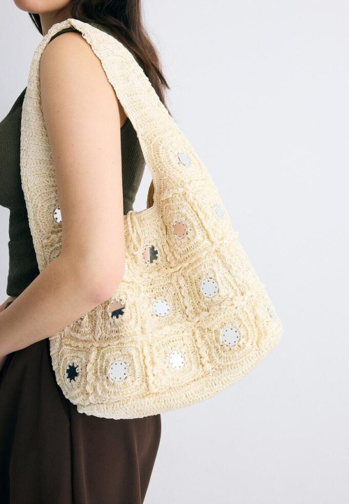 Velká zrcadlová taška přes rameno Velká zrcadlová taška přes rameno