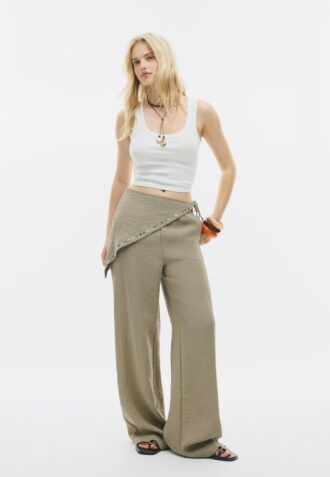 Vlající kalhoty ve stylu šátku