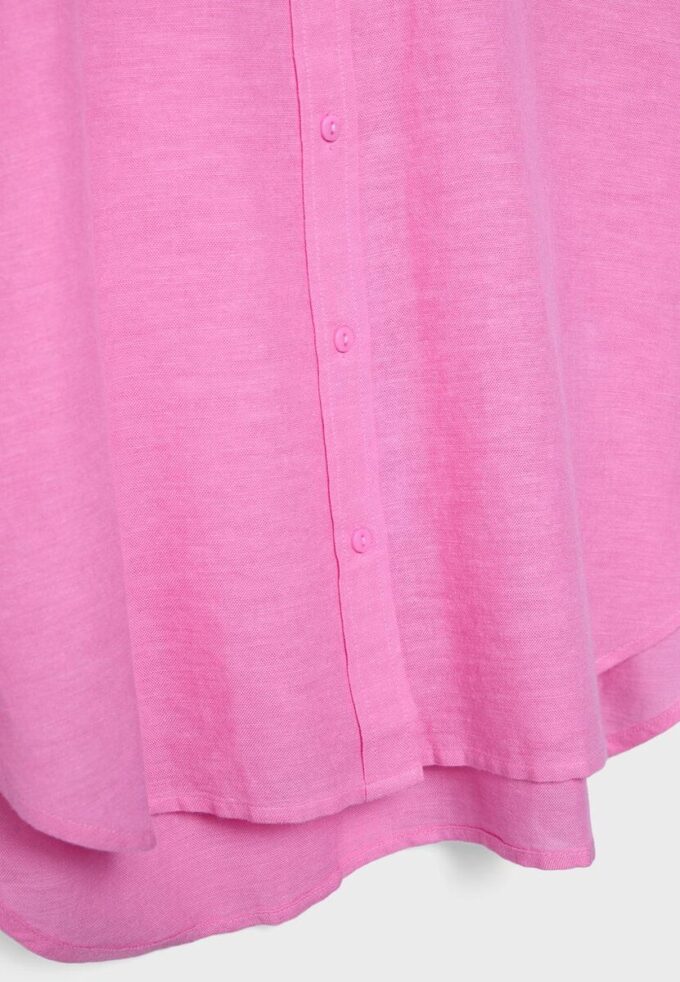 Vlající košile s lněným vzhledem Vlající košile s lněným vzhledem