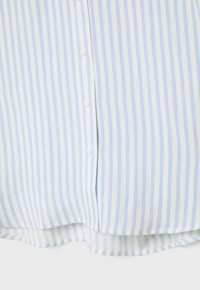 Vlající košile s lněným vzhledem Vlající košile s lněným vzhledem