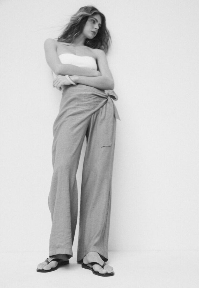 Vlající sarongové kalhoty