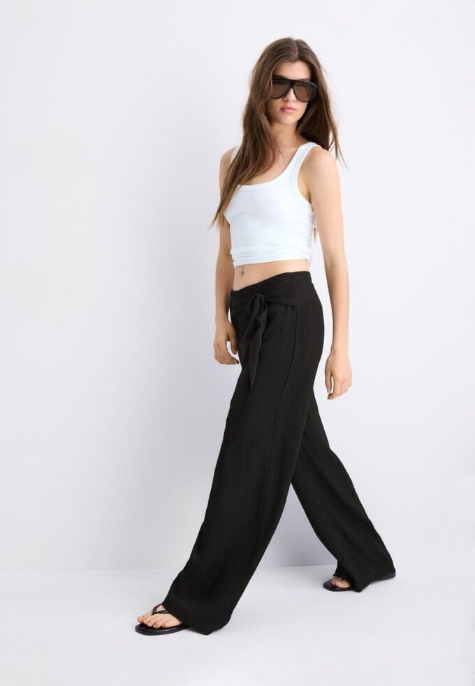 Vlající sarongové kalhoty