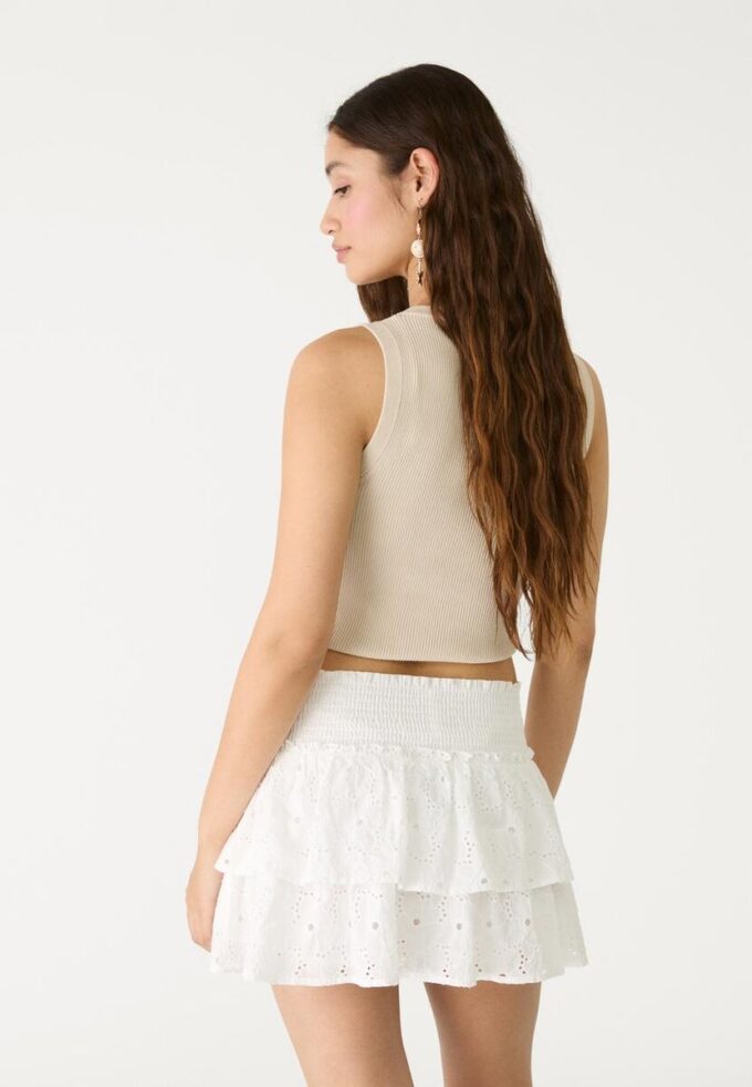 Vlající Skort s výšivkou