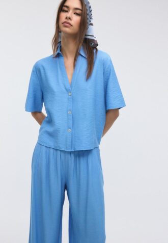 Volná košile s knoflíky