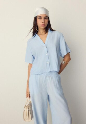 Volná košile s knoflíky