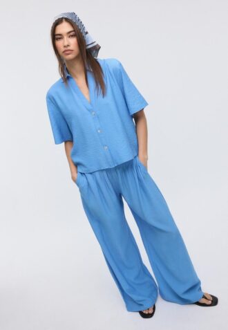 Volná košile s knoflíky