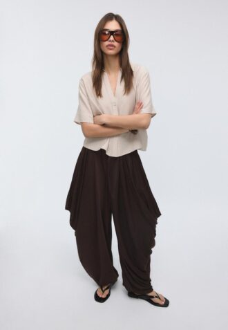 Volná košile s knoflíky