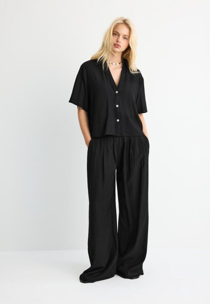 Volná košile s knoflíky