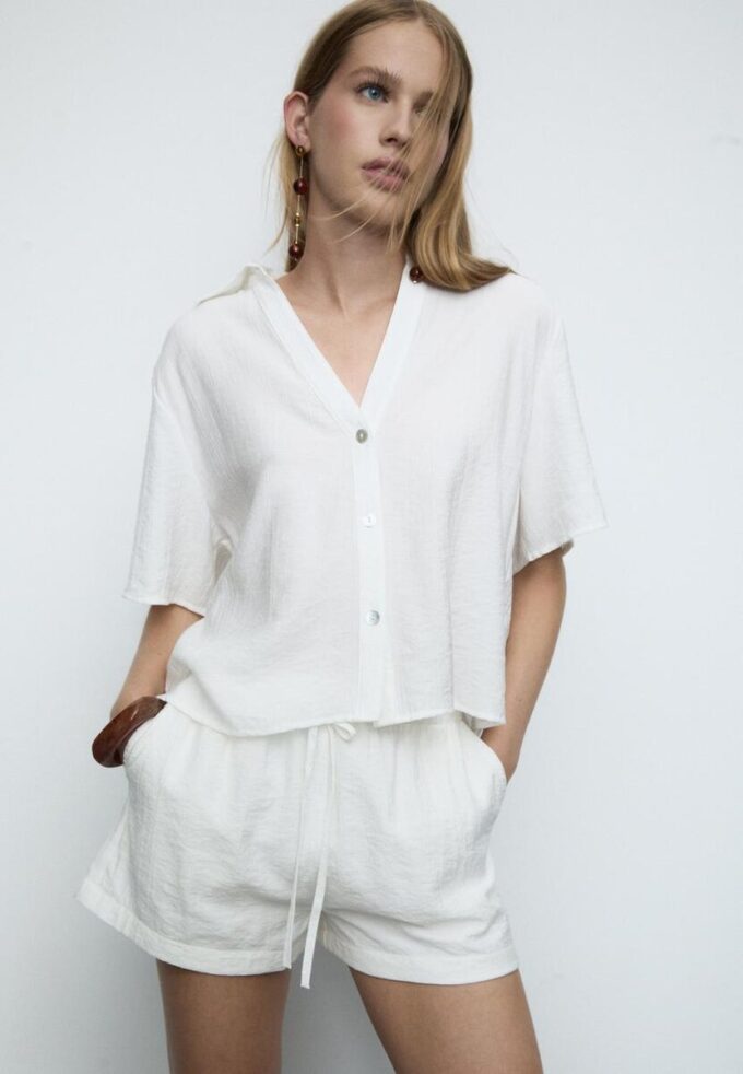 Volná košile s knoflíky