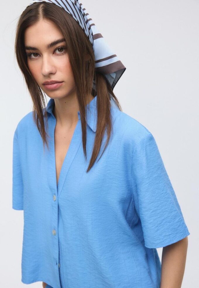 Volná košile s knoflíky
