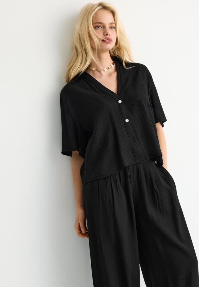 Volná košile s knoflíky