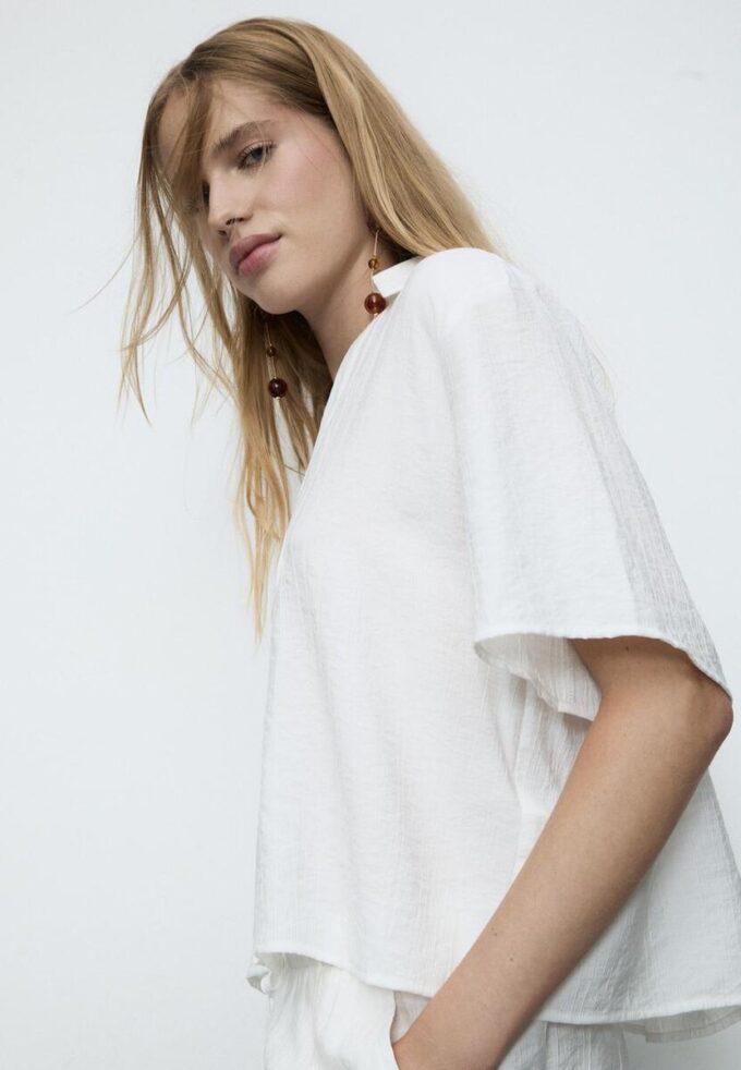 Volná košile s knoflíky