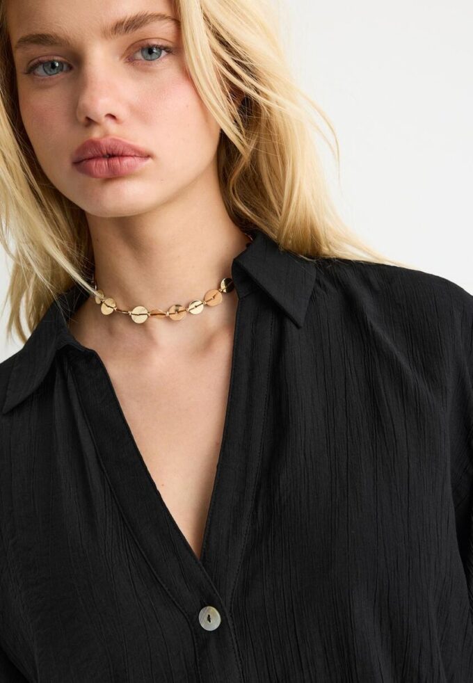 Volná košile s knoflíky