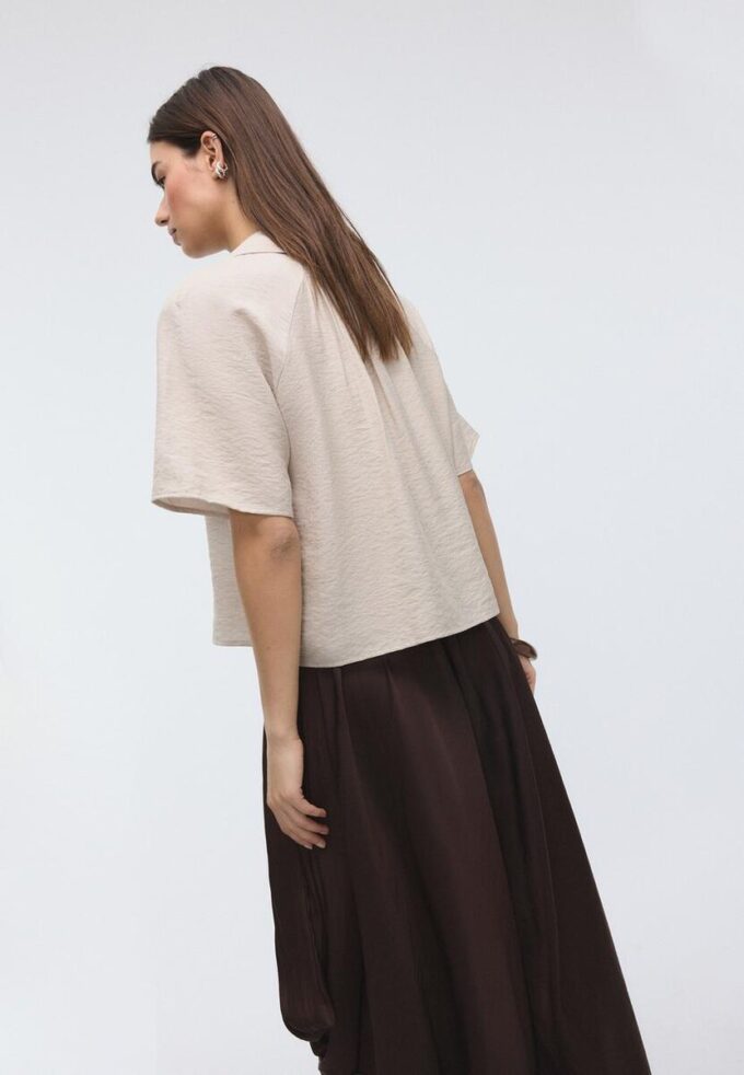 Volná košile s knoflíky