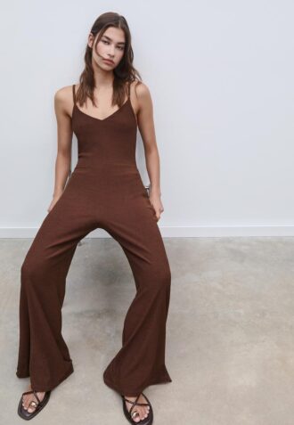 Volný kombinéza s ramínky