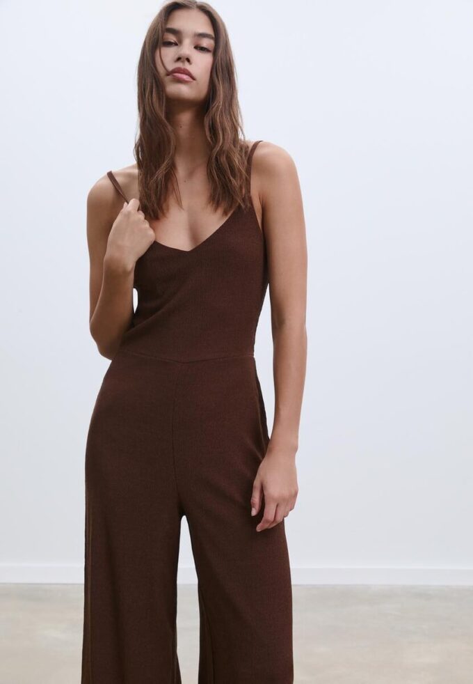 Volný kombinéza s ramínky