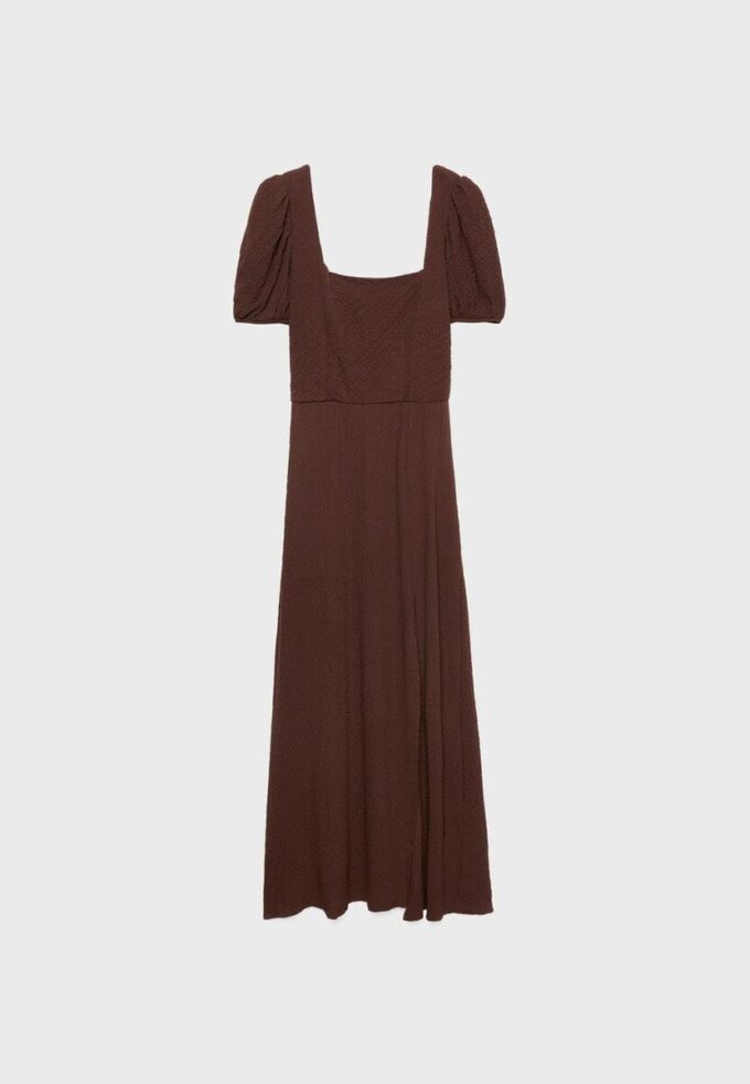 Volné maxi šaty s kříženým zadním dílem Volné maxi šaty s kříženým zadním dílem