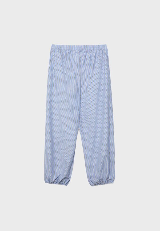 Vyšívané kalhoty s balónovým střihem