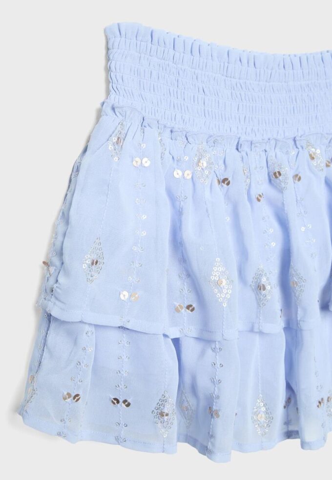 Vyšívaná minisukně